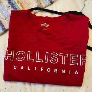Red t-shirt from hollister